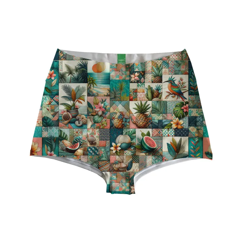 Fruits Patchwork Highwaist