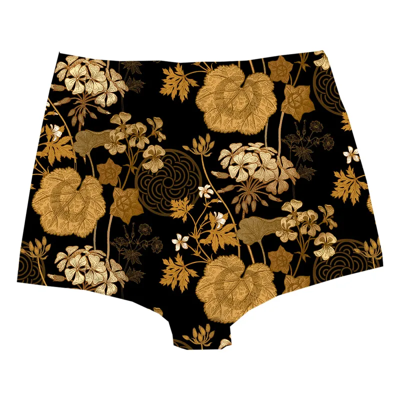 Gold Foliage Highwaist