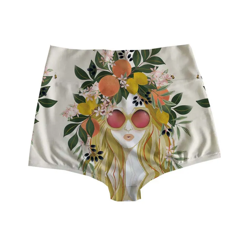 Orange Glasses Highwaist