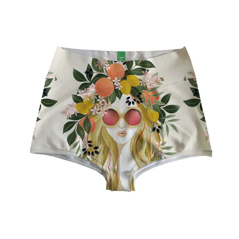 Orange Glasses Highwaist