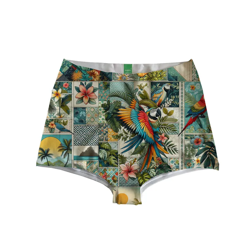 Papagei Artwork Highwaist