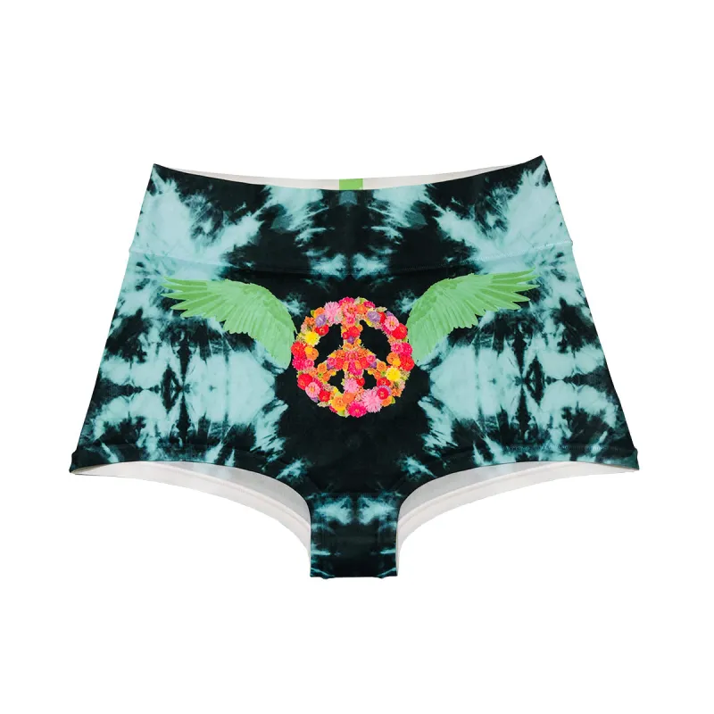 Peace Wings Green Highwaist