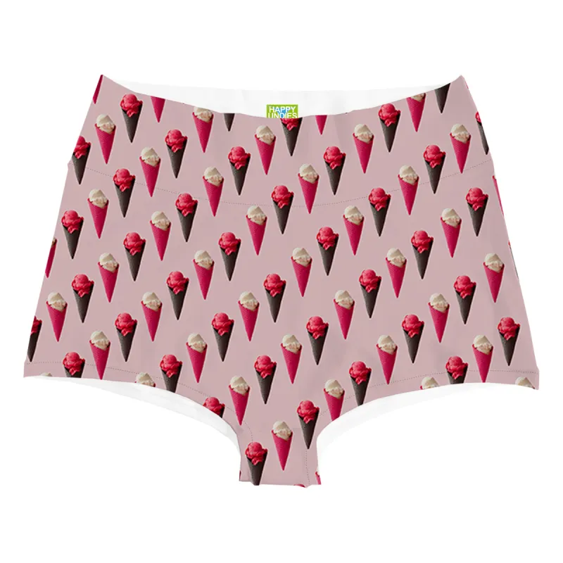 Pink Ice Cream Highwaist