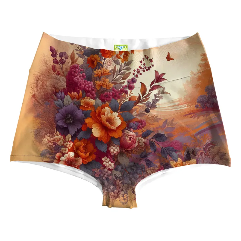 Sunset Flowers Highwaist