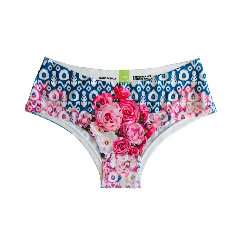 Batik Blue Flowers Hipster