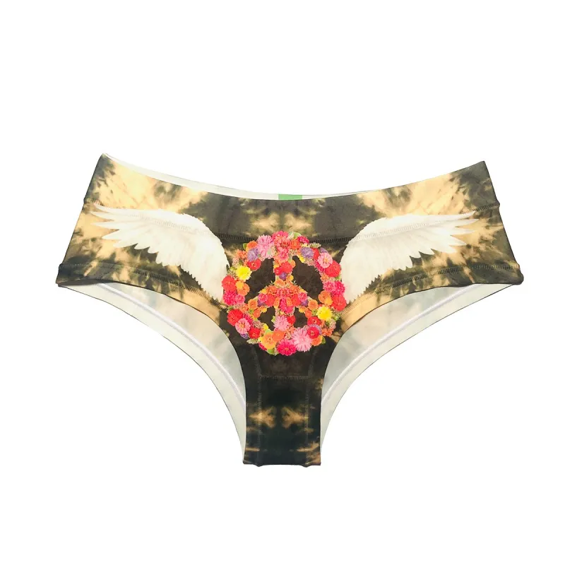 Peace Wings Gold Hipster