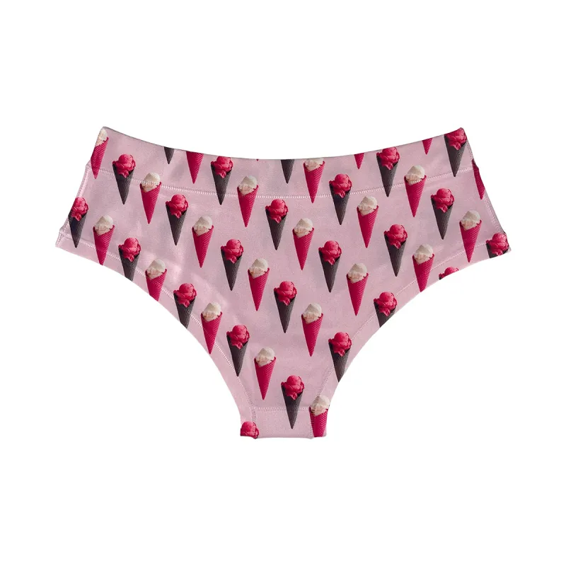 Pink Ice Cream Hipster