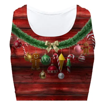 Christmas Chain Sport Bra