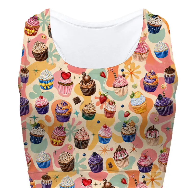 Cupcakes Sport Bra