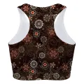 Ethnic Flowers Sport Bra