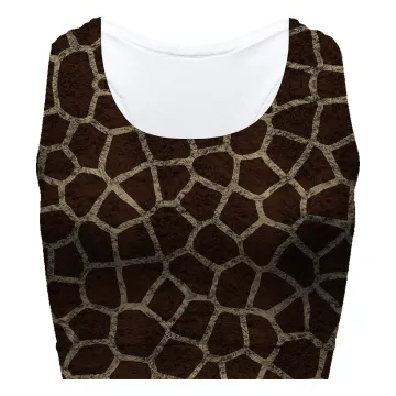 Giraffe Skin Sport Bra