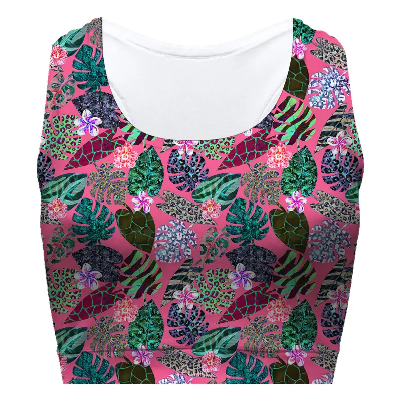 Lost In Leaves Sport Bra