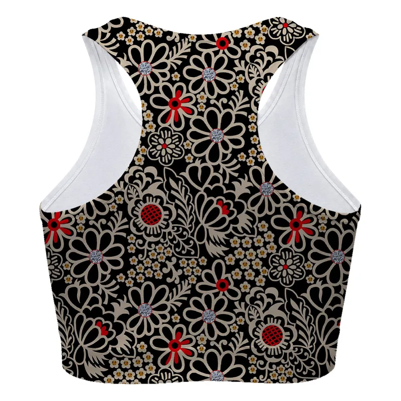 Midnight Bloom Sport Bra