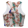 Peacocks In Love Sport Bra