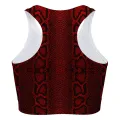 Red Phyton Sport Bra