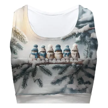 Winter Birds Sport Bra