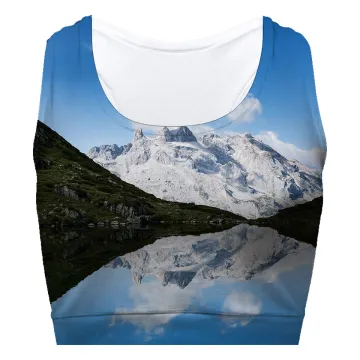 Winter Skyline Sport Bra