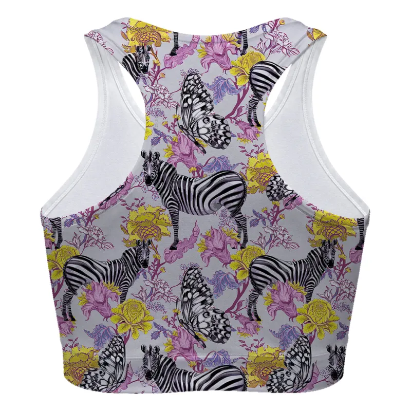 Zebras Flirt Sport Bra
