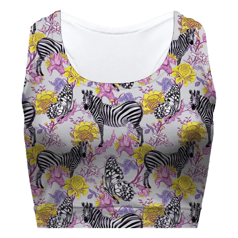 Zebras Flirt Sport Bra