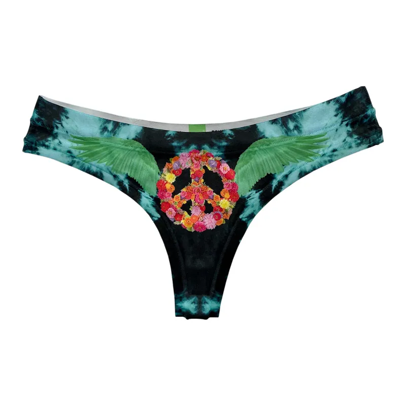 Peace Wings Green String