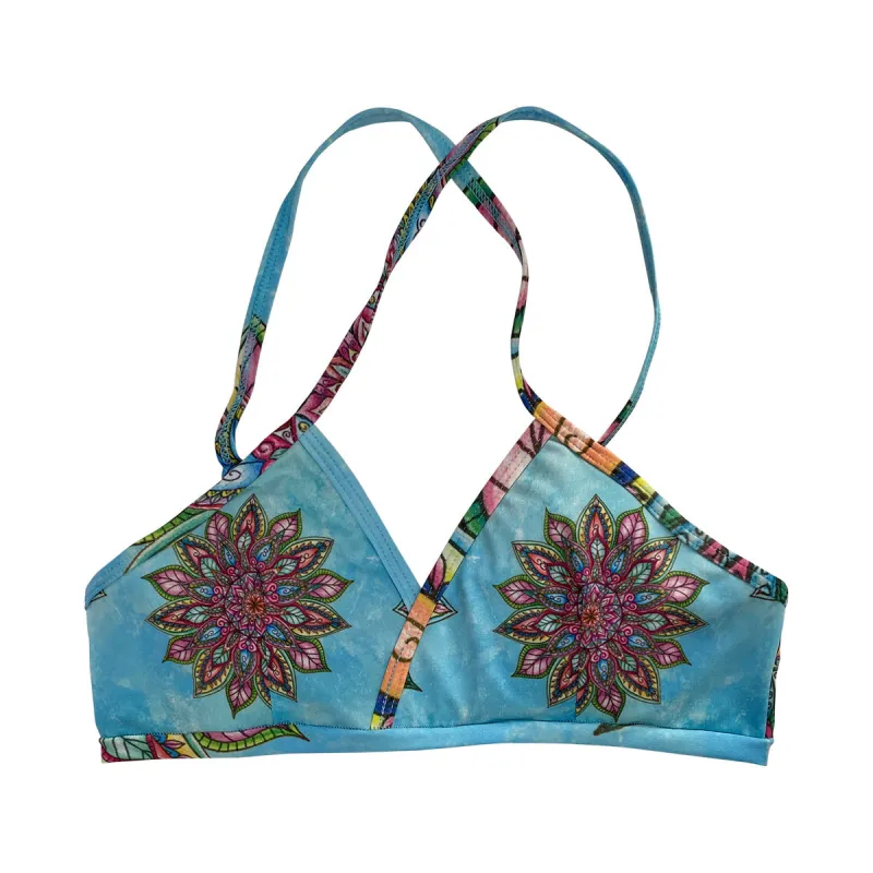 Mandala Turquoise Top Cross