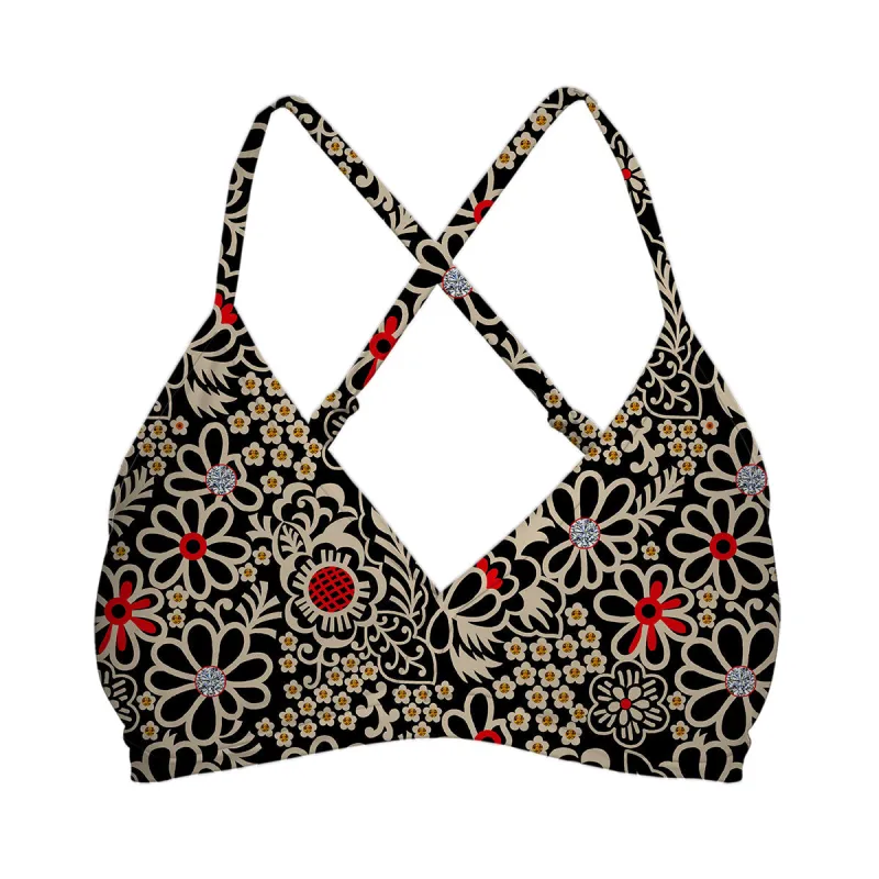 Midnight Bloom Top Cross