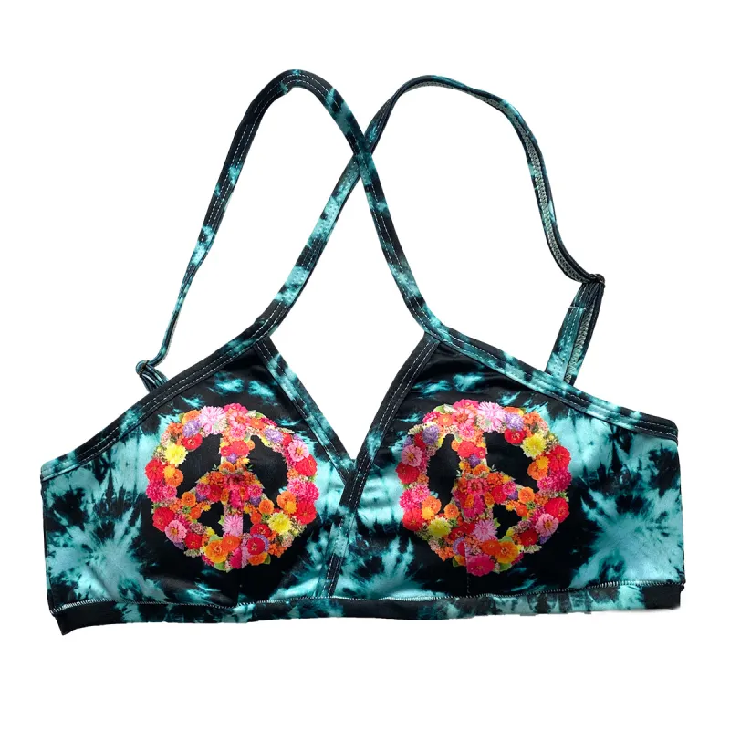 Peace Wings Green Top Cross