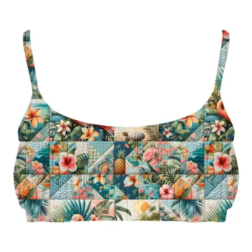 Flamingo Patchwork Top Maya