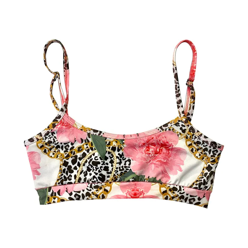 Leopard Flowers Top Maya