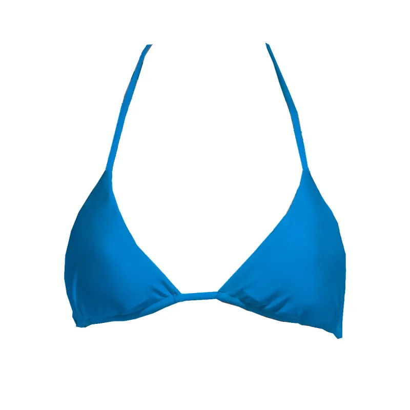 Azure Light Blue Triangle Bra