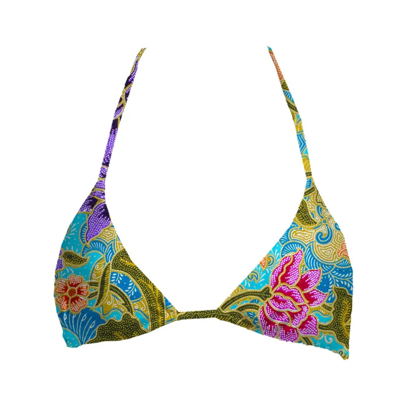 Bali Flowers Top Triangle