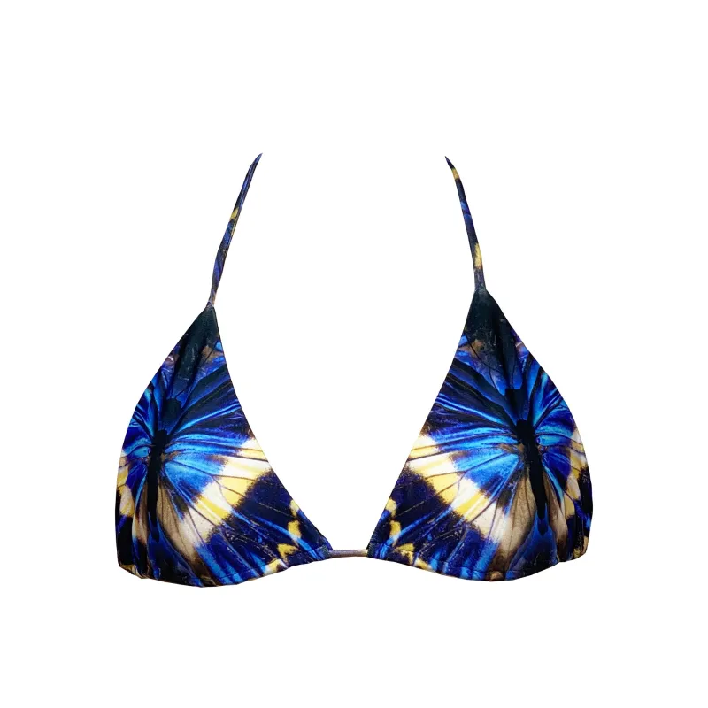 Blue Butterfly Top Triangle