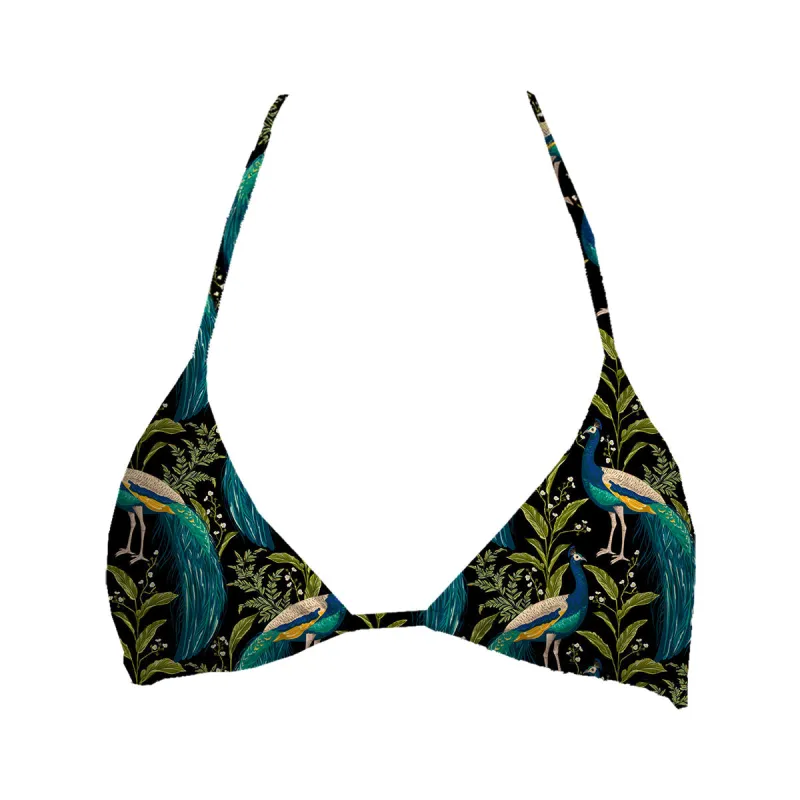 Dancing Peacocks Top Triangle