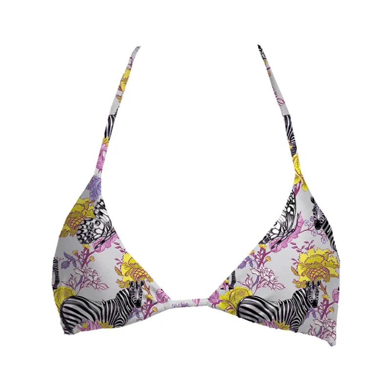 Zebras Flirt Top Triangle